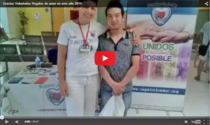 Gracias Voluntarios Regalos de Amor 2014